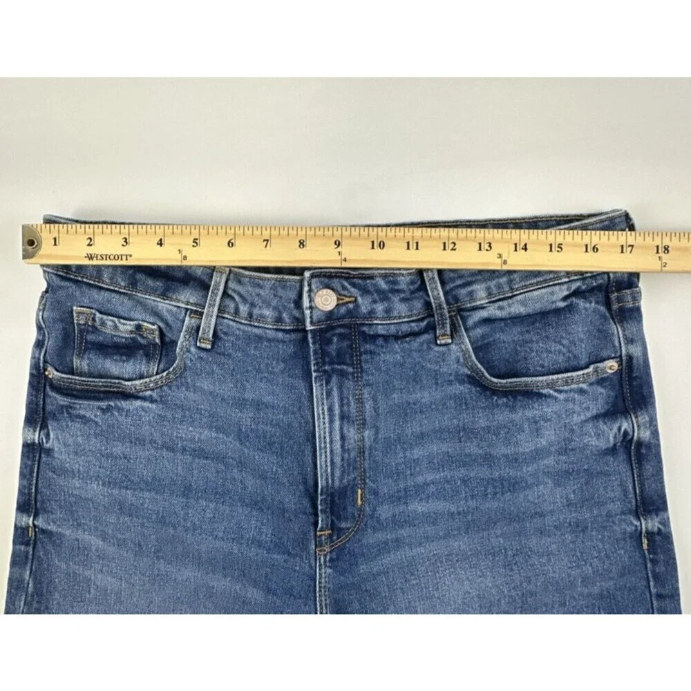 Old Navy Wide Leg Extra High Rise Jeans Denim Relaxed Zip Button 580116 Women 16